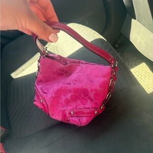 Coach Fuchsia Mini Bag